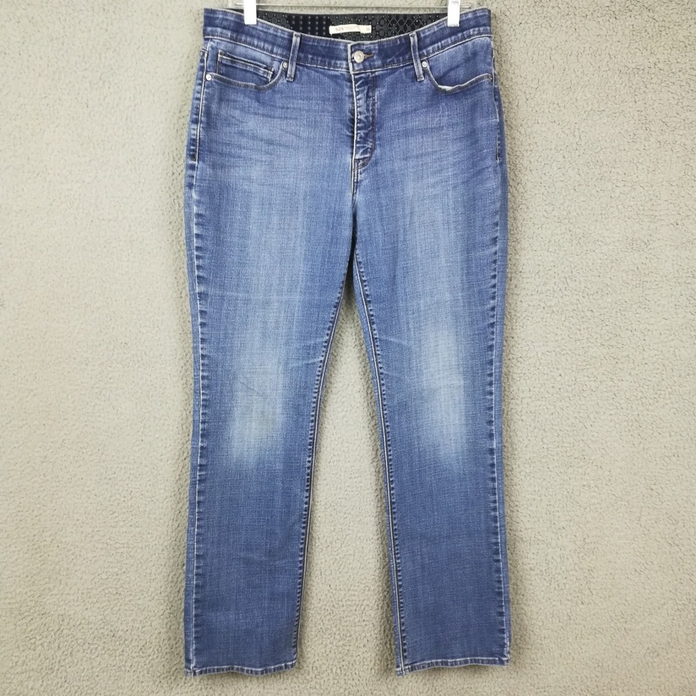 Levi's Womens Jeans 525 Perfect Waist Straight Leg Blue Denim Medium Wash Mid 16